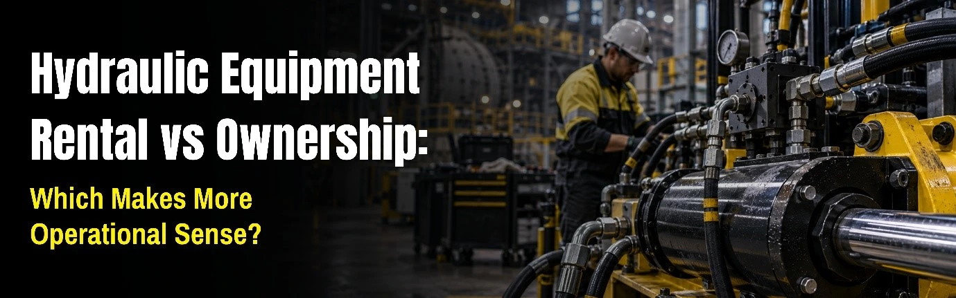Hydraulic equipment rental vs ownership for industrial operations